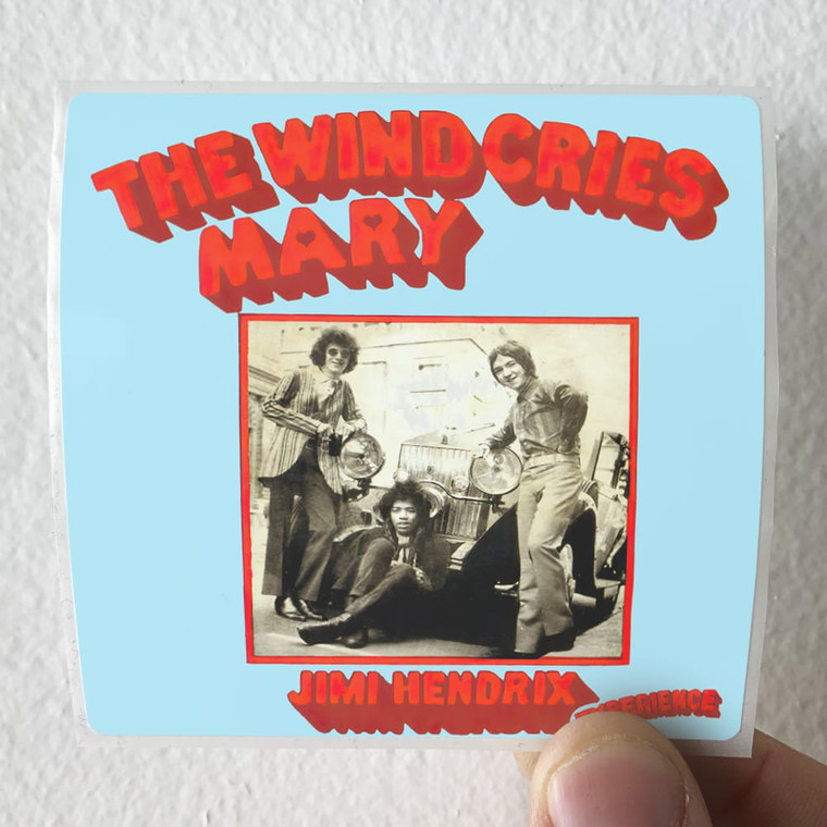 The Jimi Hendrix Experience The Wind Cries Mary 3 Album Cover Sticker