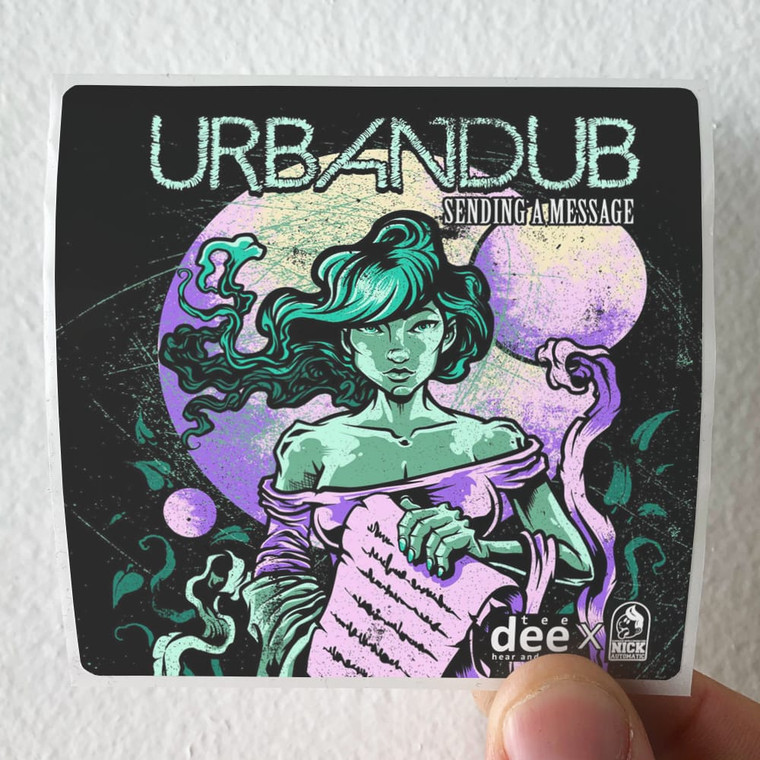 Urbandub Sending A Message Album Cover Sticker