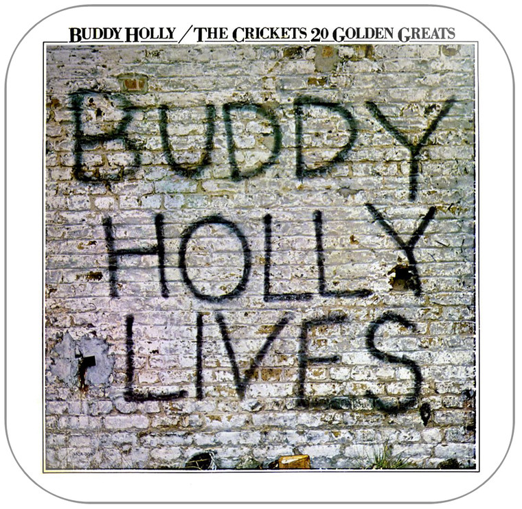 Buddy Holly and The Crickets 20 Golden Greats Album Cover Sticker