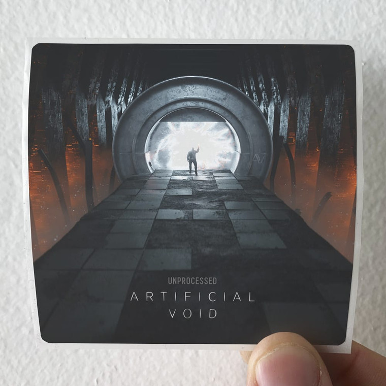 Unprocessed Artificial Void 1 Album Cover Sticker