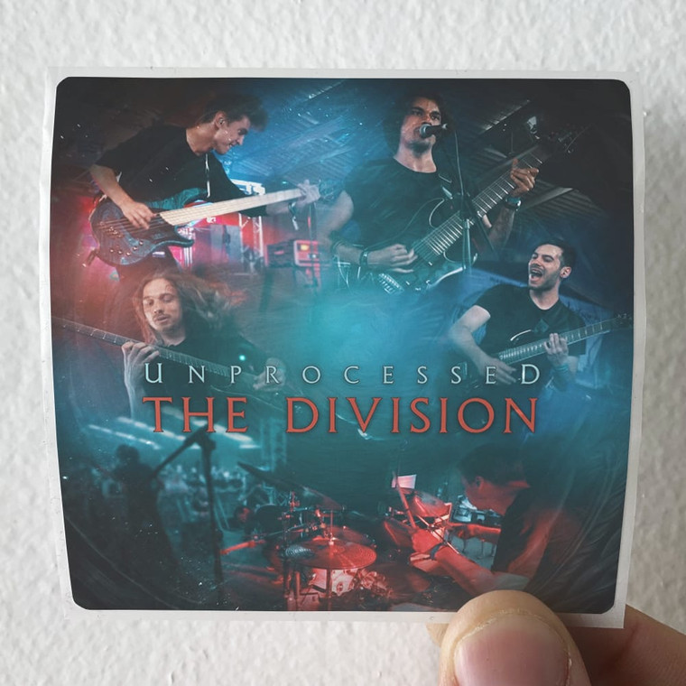 Unprocessed The Division Album Cover Sticker