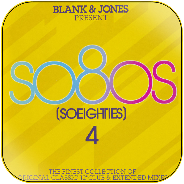 Blank and Jones So80S Album Cover Sticker Album Cover Sticker