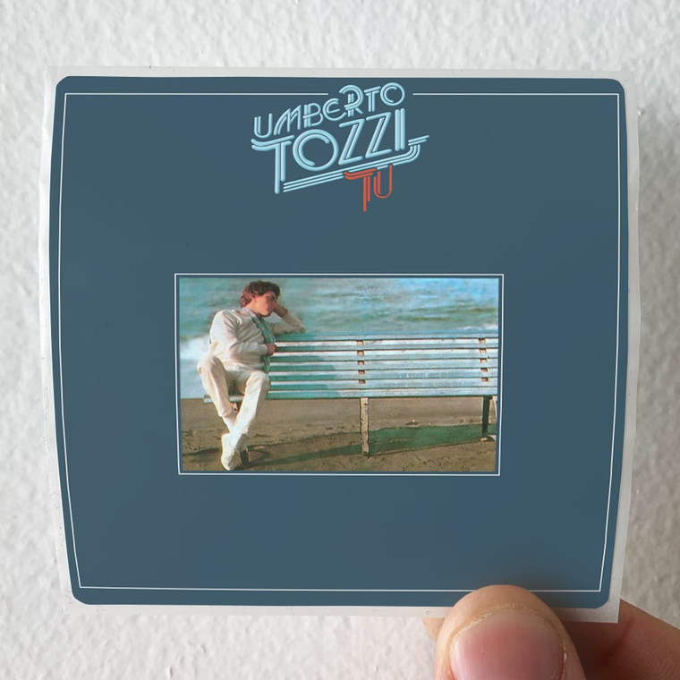 Umberto Tozzi Tu Album Cover Sticker