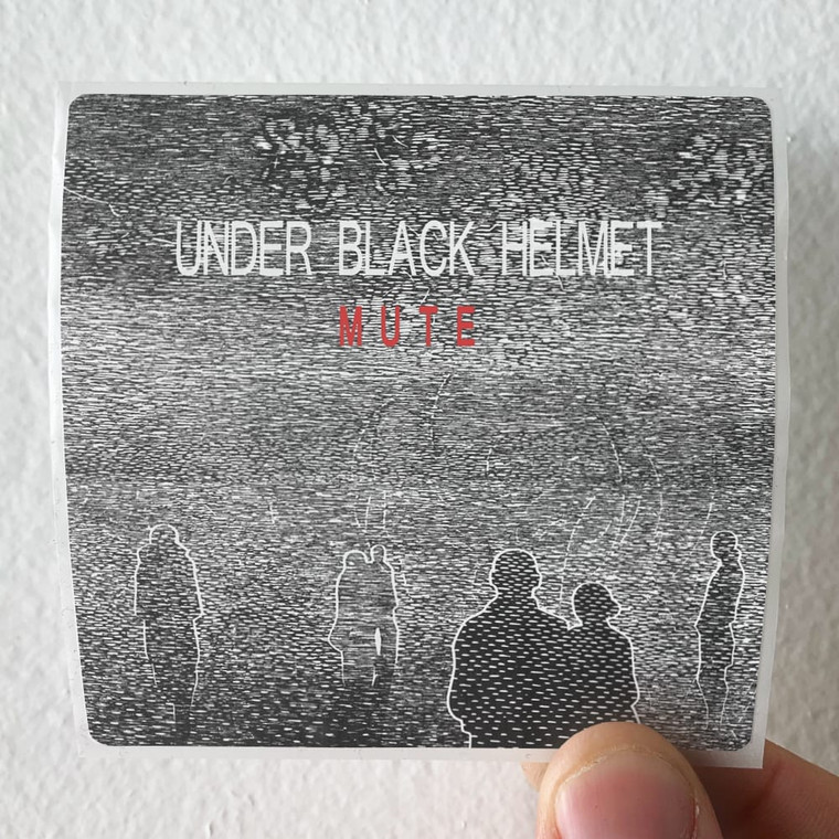 Under Black Helmet Mute Album Cover Sticker