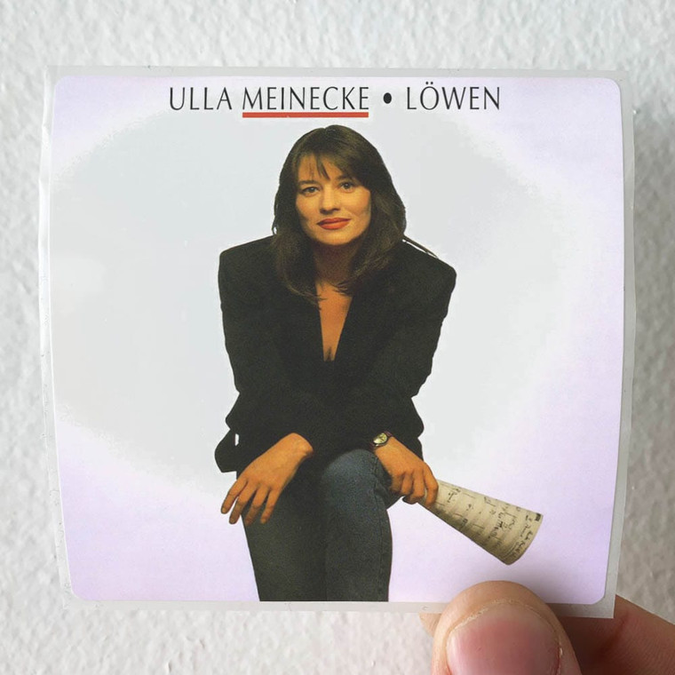 Ulla Meinecke Lwen Album Cover Sticker
