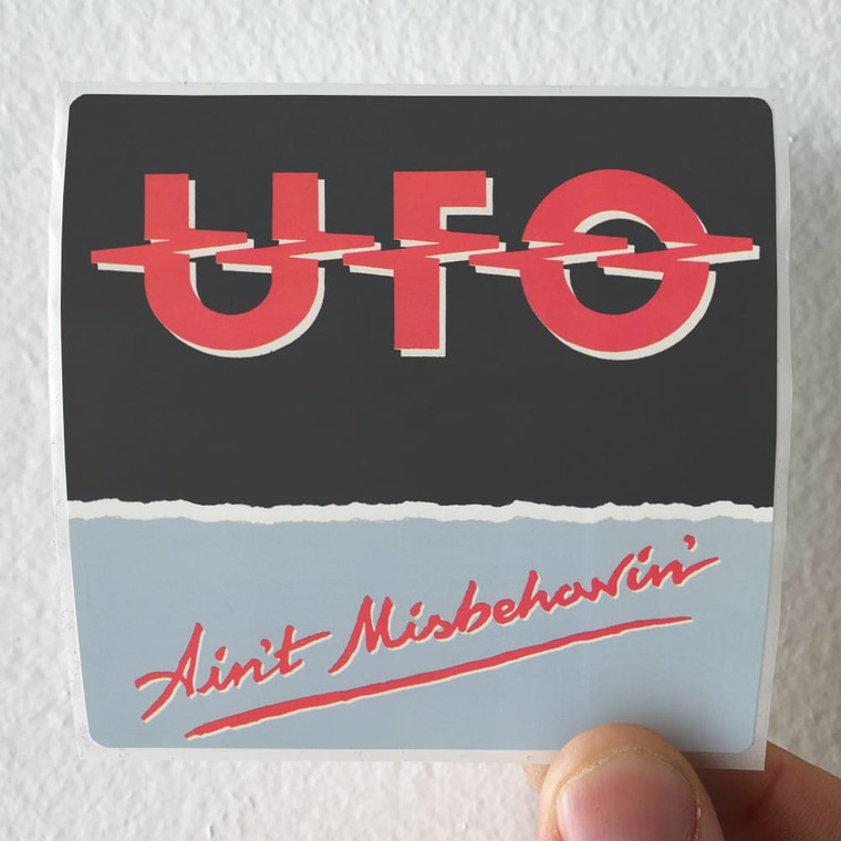 UFO Aint Misbehavin 1 Album Cover Sticker