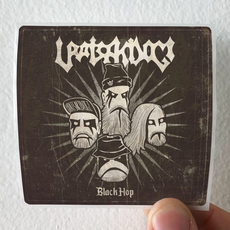 Uratsakidogi Black Hop Album Cover Sticker