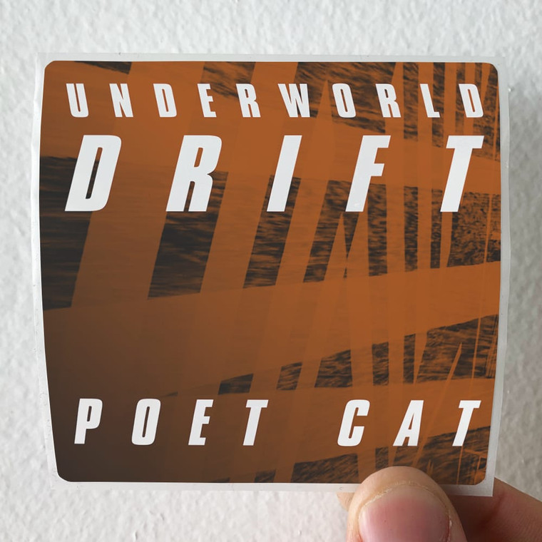 Underworld Poet Cat Album Cover Sticker