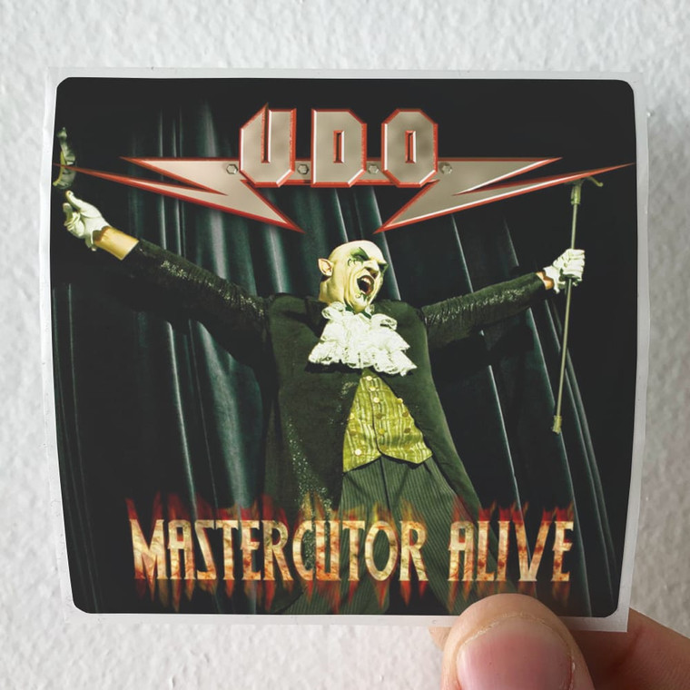 UDOO Mastercutor Alive Album Cover Sticker