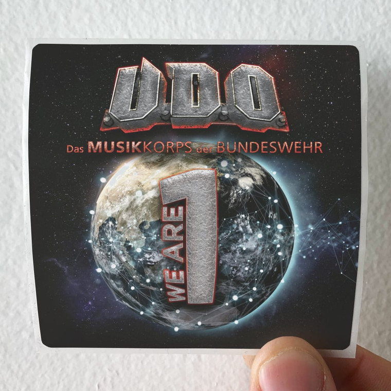 UDOO We Are One Album Cover Sticker