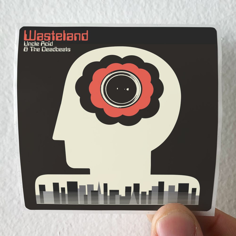 Uncle Acid and The Deadbeats Wasteland Album Cover Sticker