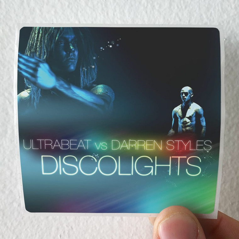 Ultrabeat Disco Lights Album Cover Sticker