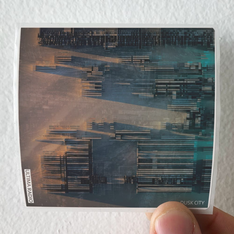 Ultima Radio Dusk City Album Cover Sticker