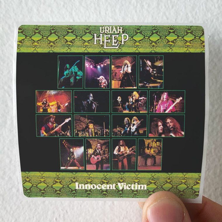Uriah Heep Innocent Victim Album Cover Sticker