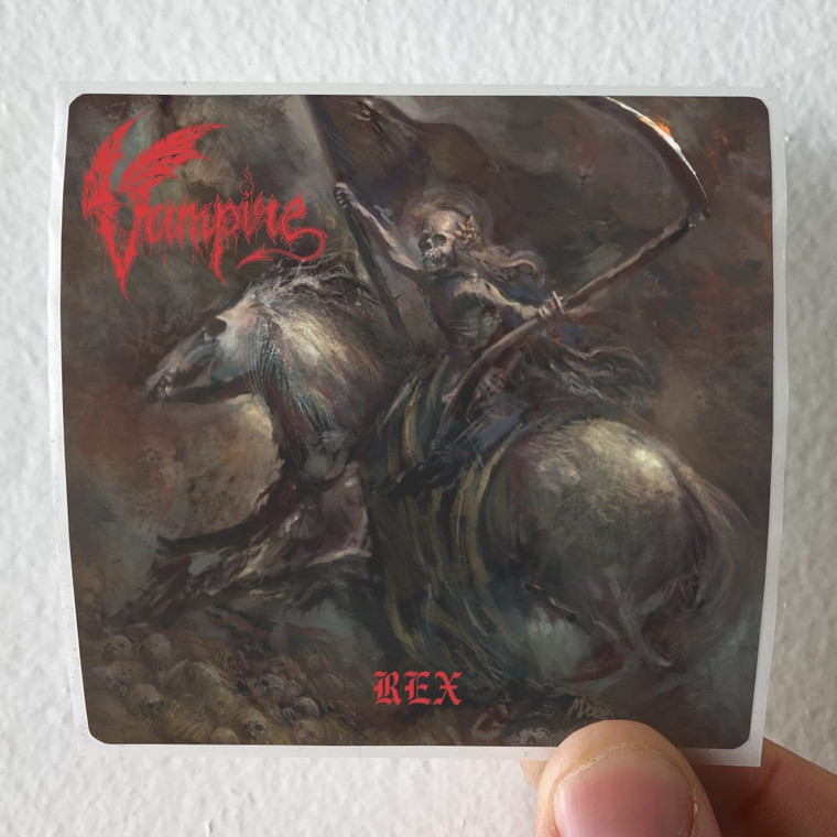 Vampire Rex Album Cover Sticker