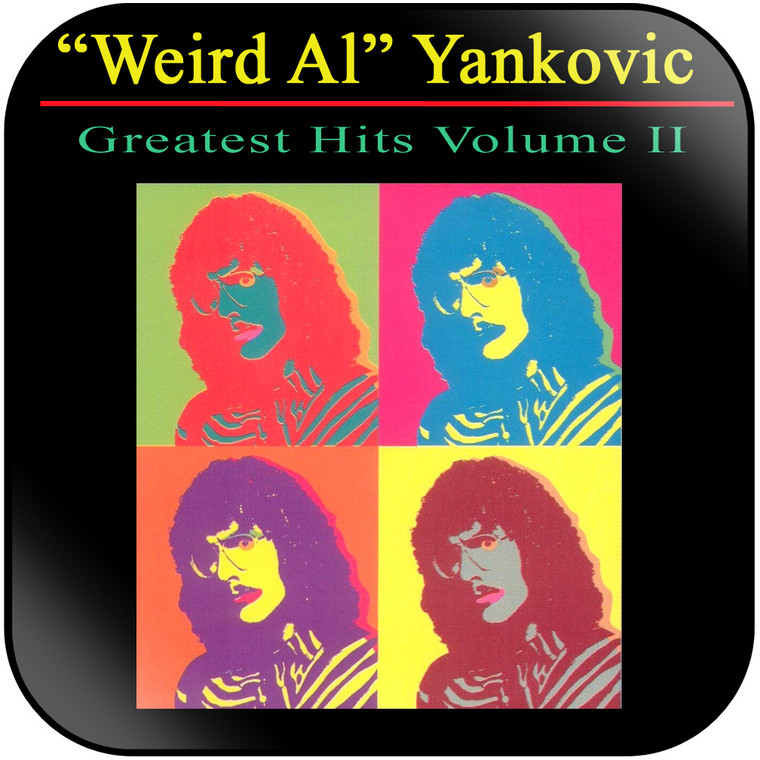 Weird Al Yankovic Greatest Hits Volume Ii Album Cover Sticker