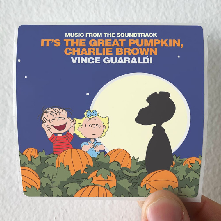 Vince Guaraldi Its The Great Pumpkin Charlie Brown Album Cover Sticker