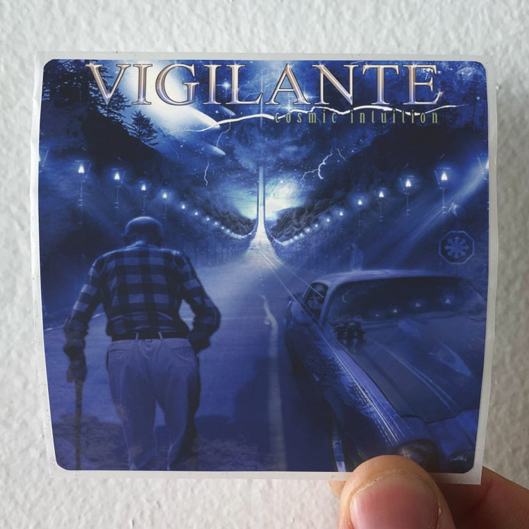Vigilante Cosmic Intuition Album Cover Sticker
