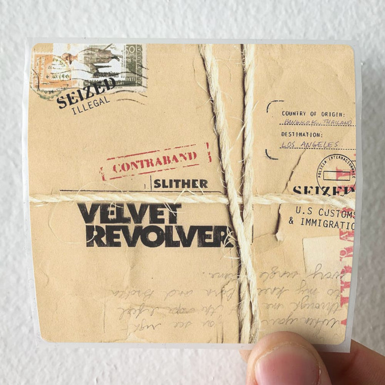 Velvet Revolver Slither 2 Album Cover Sticker