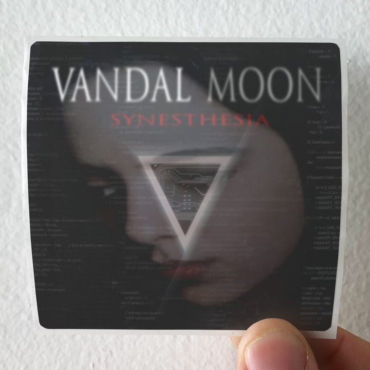 Vandal Moon Synesthesia Album Cover Sticker