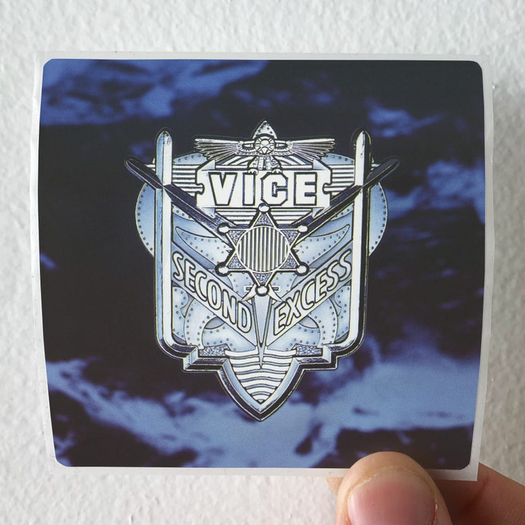 Vice Second Excess Album Cover Sticker