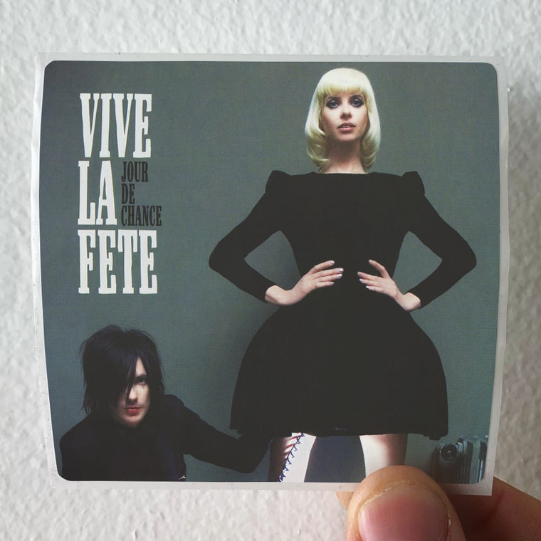 Vive la Fete Jour De Chance Album Cover Sticker