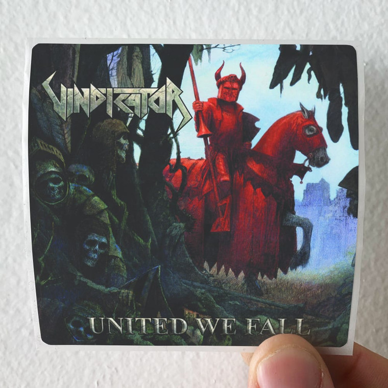 Vindicator United We Fall Album Cover Sticker