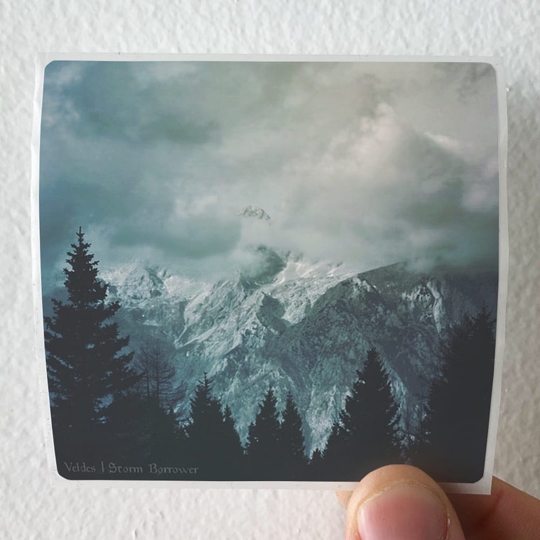 Veldes Storm Borrower Album Cover Sticker