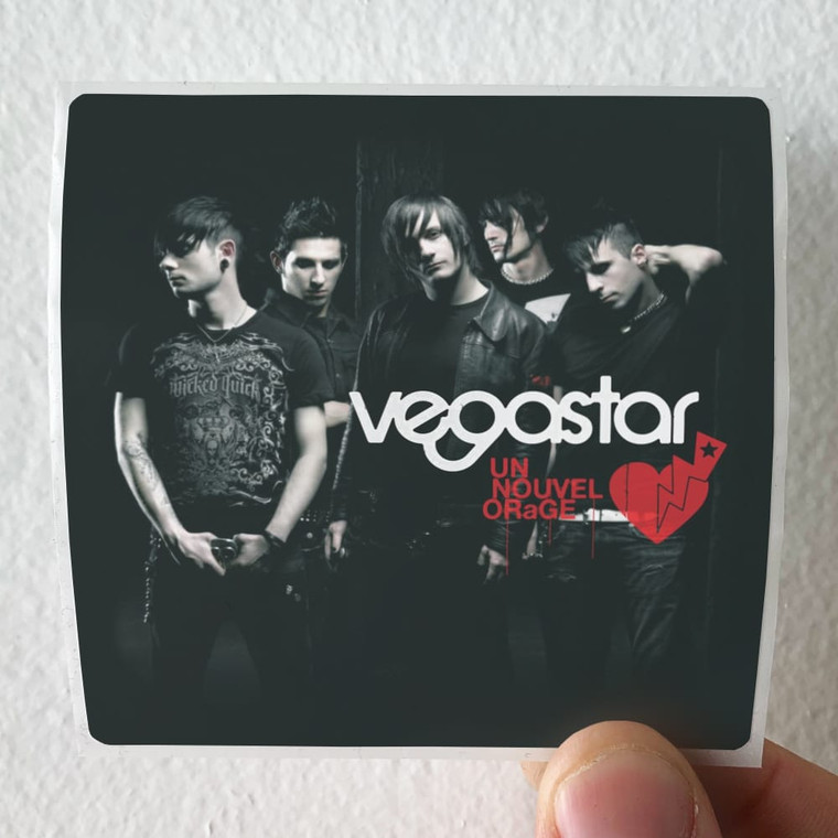 Vegastar Un Nouvel Orage Album Cover Sticker