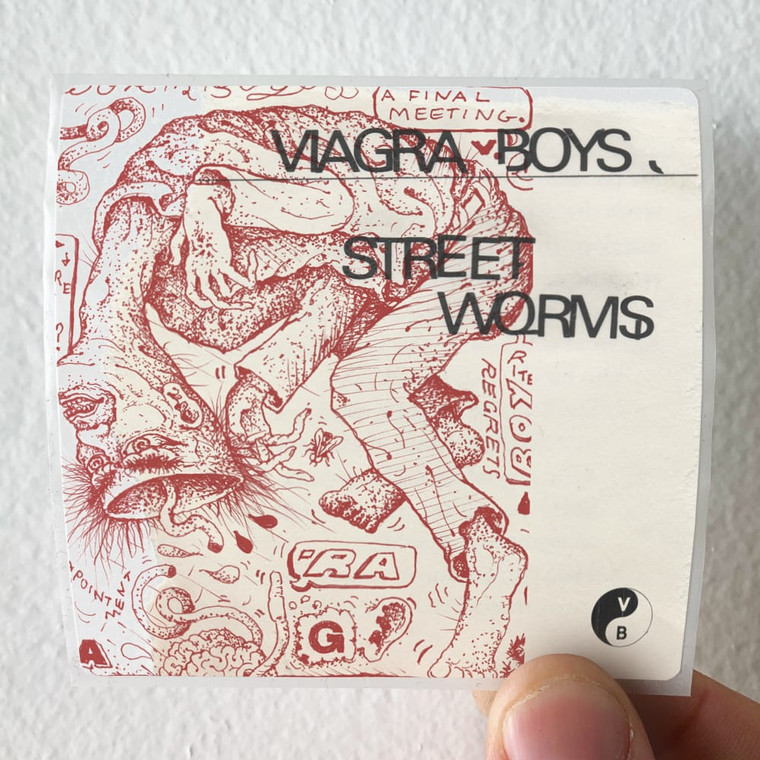 Viagra Boys Street Worms 1 Album Cover Sticker