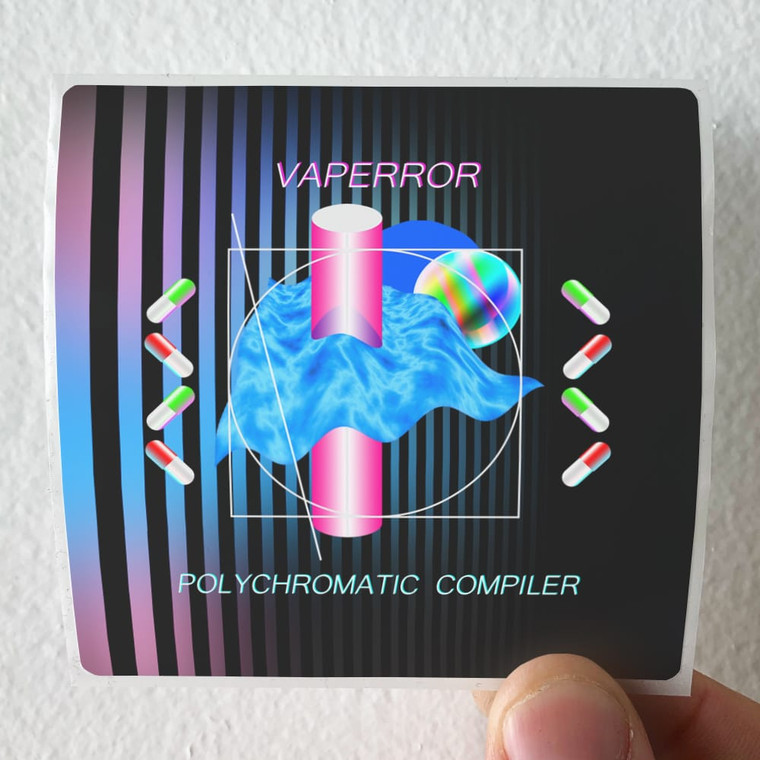 Vaperror Polychromatic Compiler Album Cover Sticker