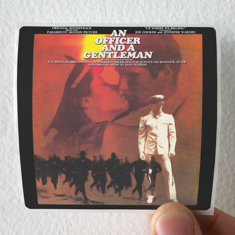 Various Artists An Officer And A Gentleman Original Soundtrack From The Para Album Cover Sticker