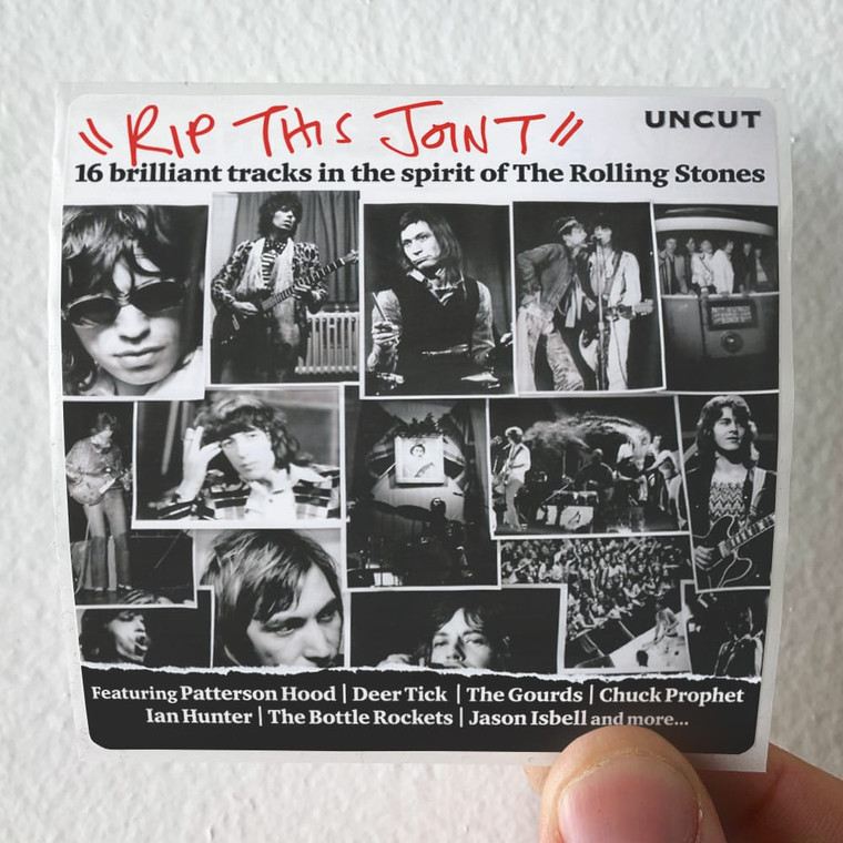 Various Artists Uncut Rip This Joint Album Cover Sticker