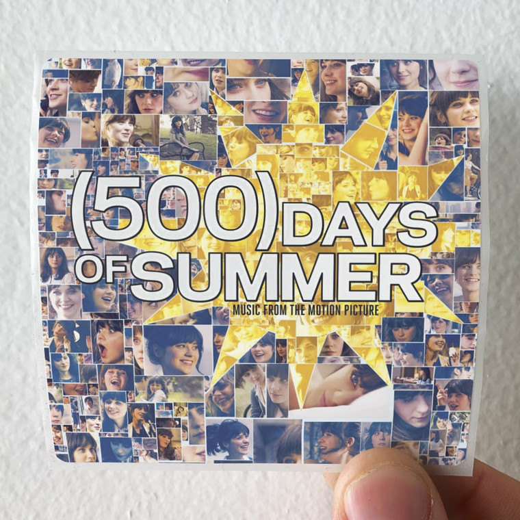 Various Artists 500 Days Of Summer Album Cover Sticker