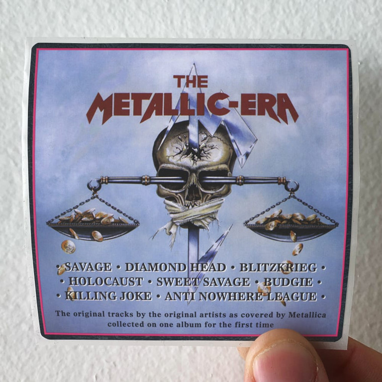 Various Artists The Metallic Era Album Cover Sticker