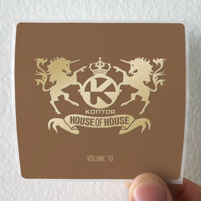 Various Artists Kontor House Of House Volume 10 Album Cover Sticker