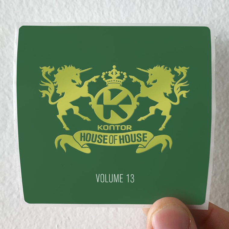 Various Artists Kontor House Of House Volume 13 Album Cover Sticker
