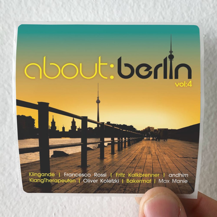 Various Artists About Berlin Vol 4 Album Cover Sticker