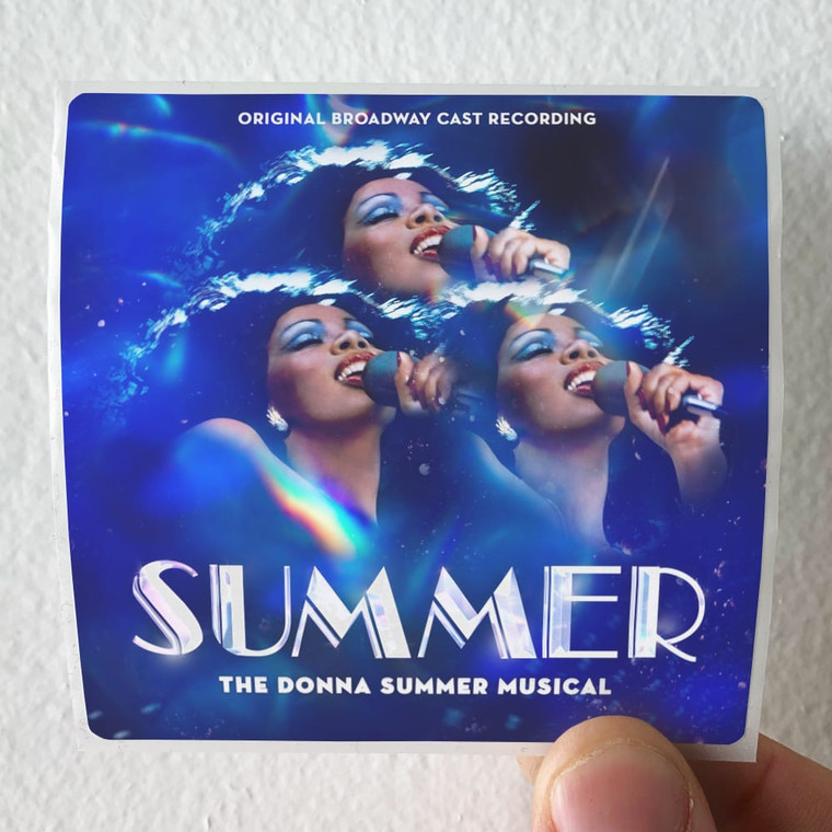 Various Artists Summer The Donna Summer Musical Original Soundtrack Album Cover Sticker