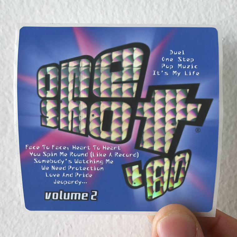 Various Artists One Shot 80 Volume 2 Album Cover Sticker