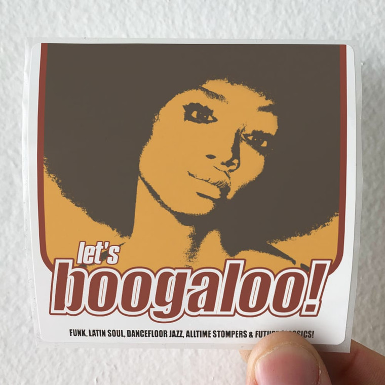 Various Artists Lets Boogaloo Album Cover Sticker