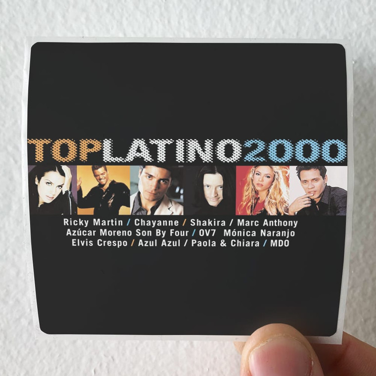 Various Artists Top Latino 2000 Album Cover Sticker