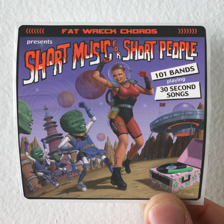 Various Artists Short Music For Short People Album Cover Sticker