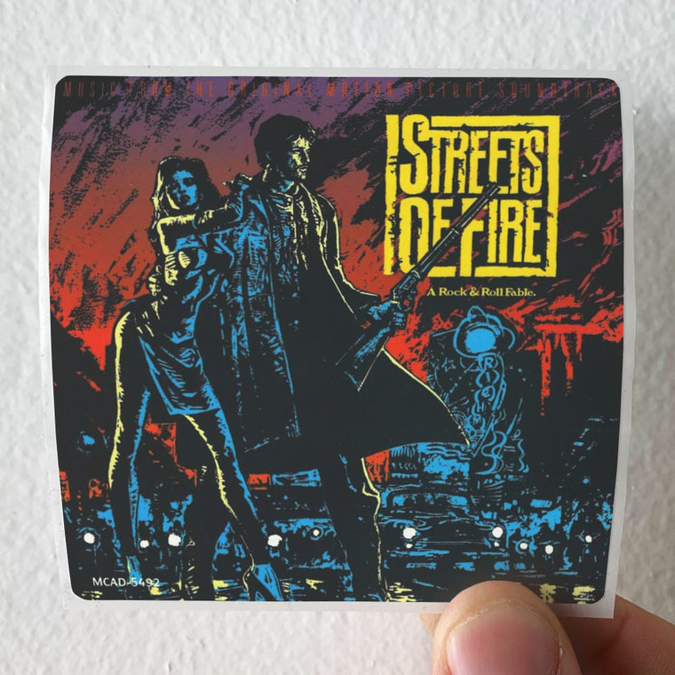 Various Artists Streets Of Fire Album Cover Sticker