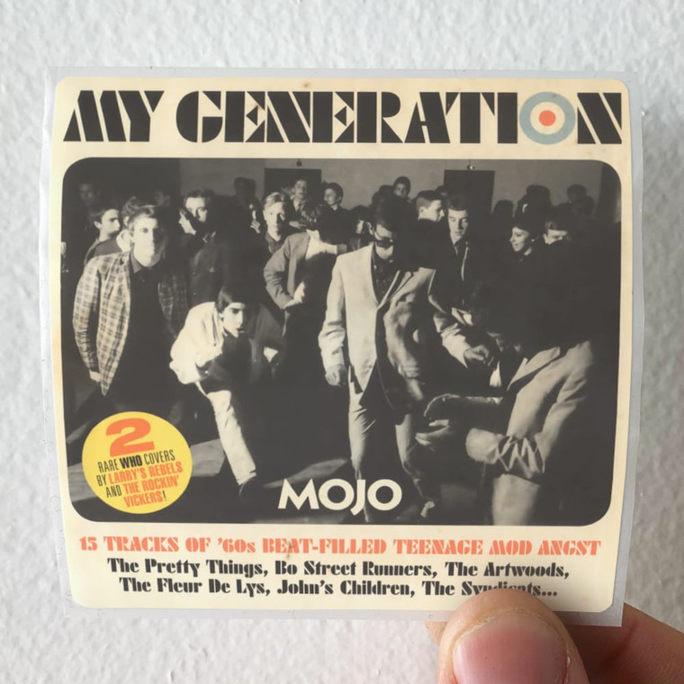 Various Artists Mojo Presents My Generation Album Cover Sticker