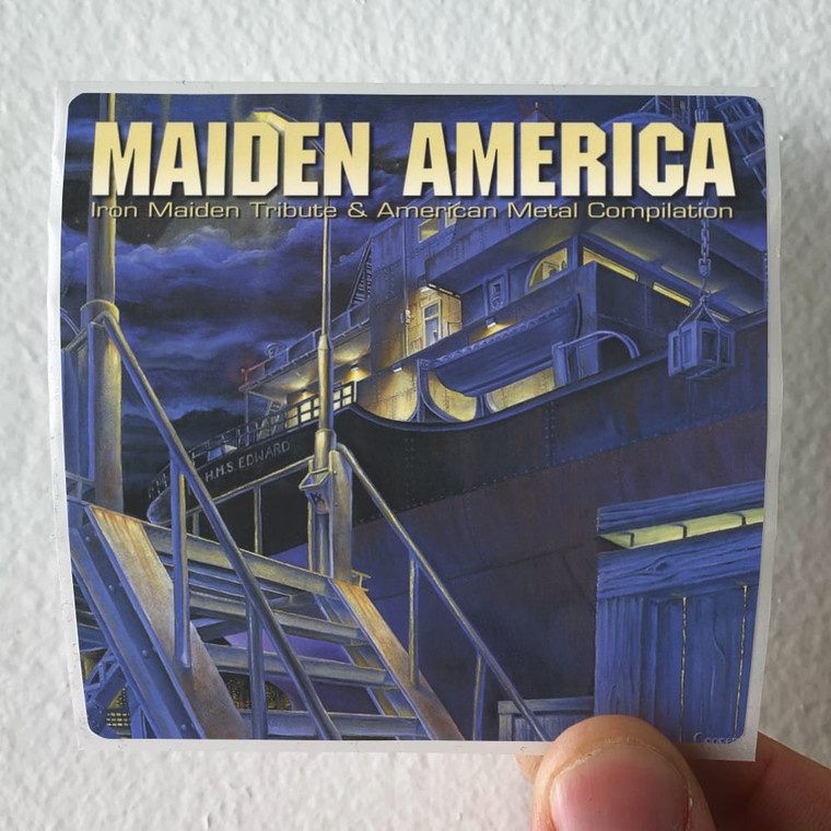 Various Artists Maiden America Album Cover Sticker