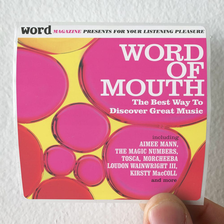 Various Artists Word Of Mouth June 2005 Album Cover Sticker