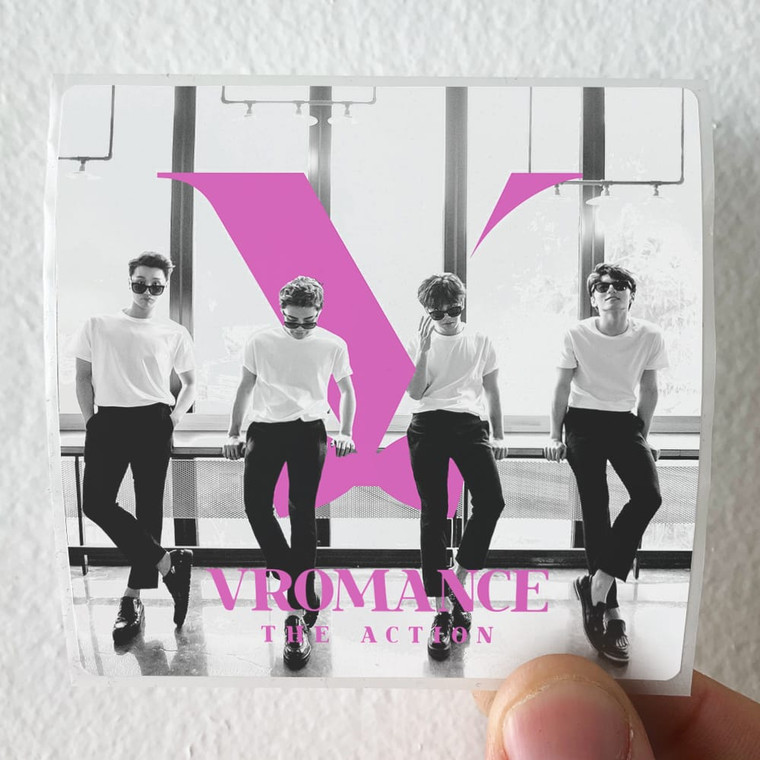 VROMANCE The Action Album Cover Sticker