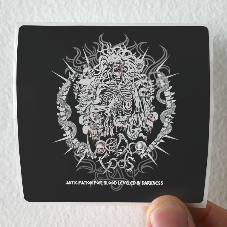 Voodoo Gods Anticipation For Blood Leveled In Darkness Album Cover Sticker Voodoo Gods Anticipation For Blood Leveled In Darkness Album Cover Sticker