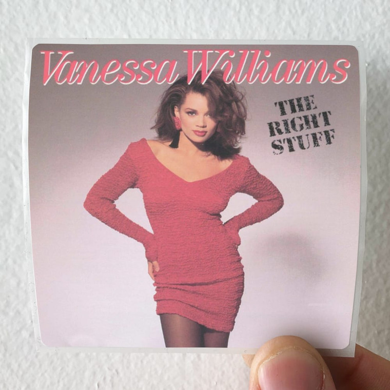 Vanessa Williams The Right Stuff Album Cover Sticker